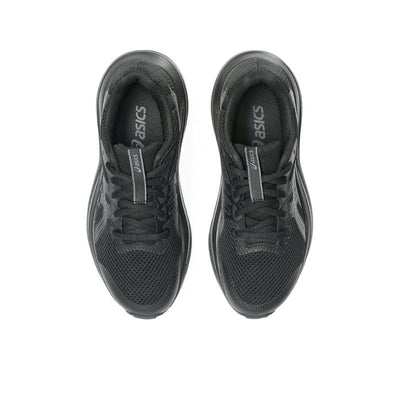 ASICS KID'S CONTEND 10 GS TRIPLE BLACK RUNNING SHOES