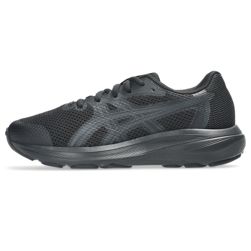 ASICS KID'S CONTEND 10 GS TRIPLE BLACK RUNNING SHOES