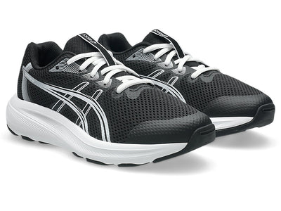 ASICS KID'S CONTEND 10 GS BLACK/WHITE RUNNING SHOES