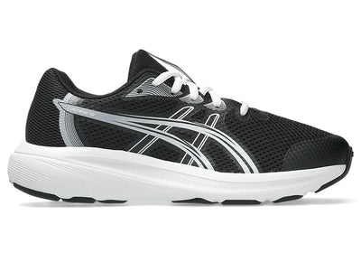 ASICS KID'S CONTEND 10 GS BLACK/WHITE RUNNING SHOES