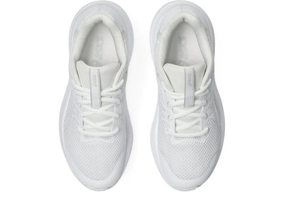 ASICS KID'S CONTEND 10 GS TRIPLE WHITE RUNNING SHOES