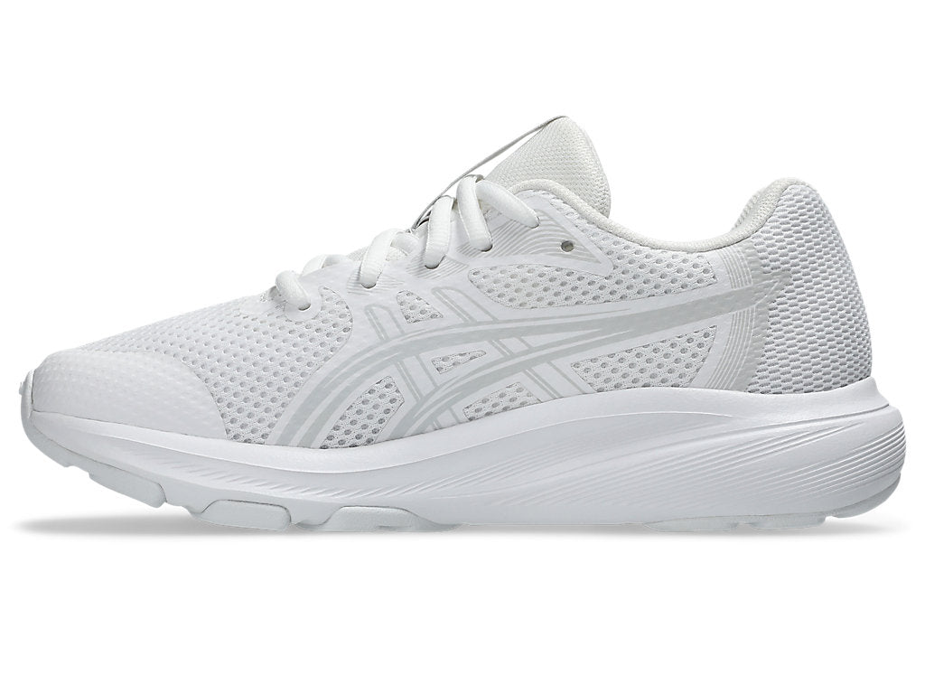 ASICS KID'S CONTEND 10 GS TRIPLE WHITE RUNNING SHOES