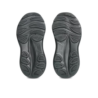 ASICS KID'S HOOK N' LOOP CONTEND 10 TRIPLE BLACK RUNNING SHOES