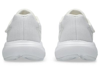 ASICS KID'S HOOK N' LOOP CONTEND 10 TRIPLE WHITE RUNNING SHOES