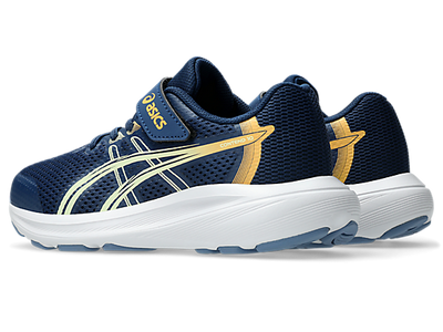 ASICS KID'S CONTEND 10 BLUE/ORANGE RUNNING SHOES
