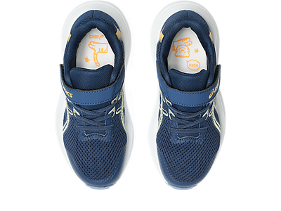 ASICS KID'S CONTEND 10 BLUE/ORANGE RUNNING SHOES