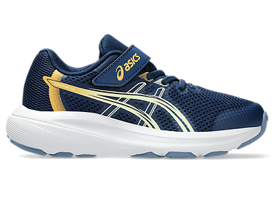 ASICS KID'S CONTEND 10 BLUE/ORANGE RUNNING SHOES