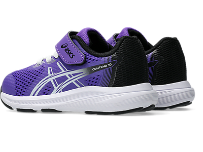 ASICS KID'S CONTEND 10 TS AMETHYST/BLACK RUNNING SHOES