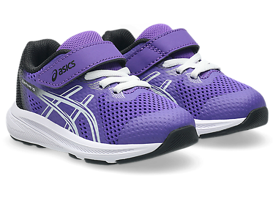 ASICS KID'S CONTEND 10 TS AMETHYST/BLACK RUNNING SHOES