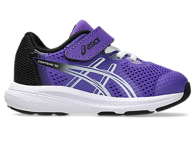 ASICS KID'S CONTEND 10 TS AMETHYST/BLACK RUNNING SHOES