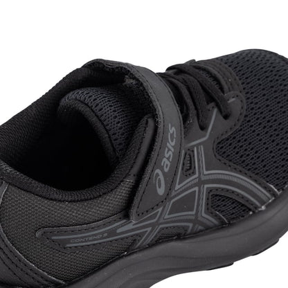 Asics Kid's Contend 9 Ps Triple Black Running Shoes