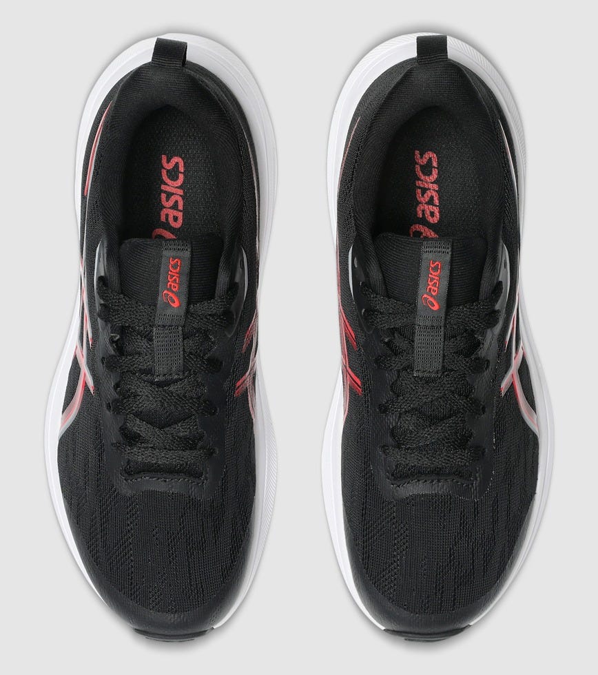 ASICS KID'S GT 1000 14 GS BLACK/RED/WHITE RUNNING SHOES