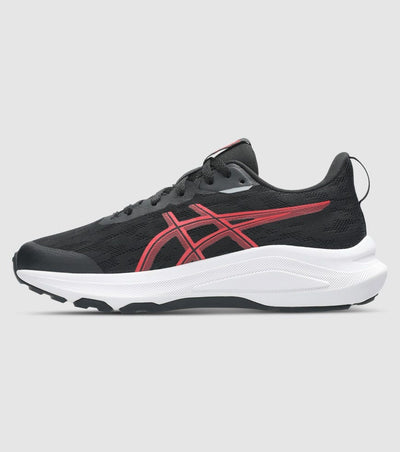 ASICS KID'S GT 1000 14 GS BLACK/RED/WHITE RUNNING SHOES