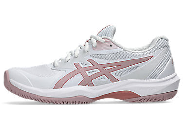 Asics Women's Gel Game Ff White/Morganite Netball Shoes