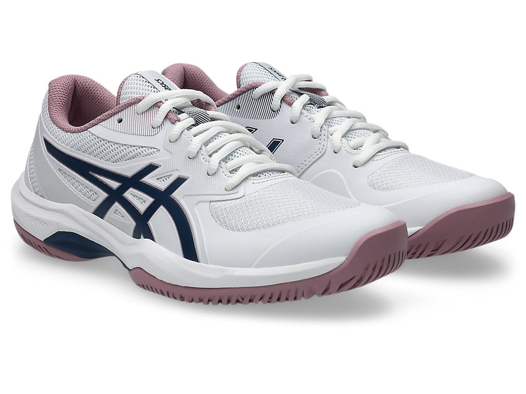 ASICS WOMEN'S GEL GAME FF WHITE/BLUE NETBALL SHOES