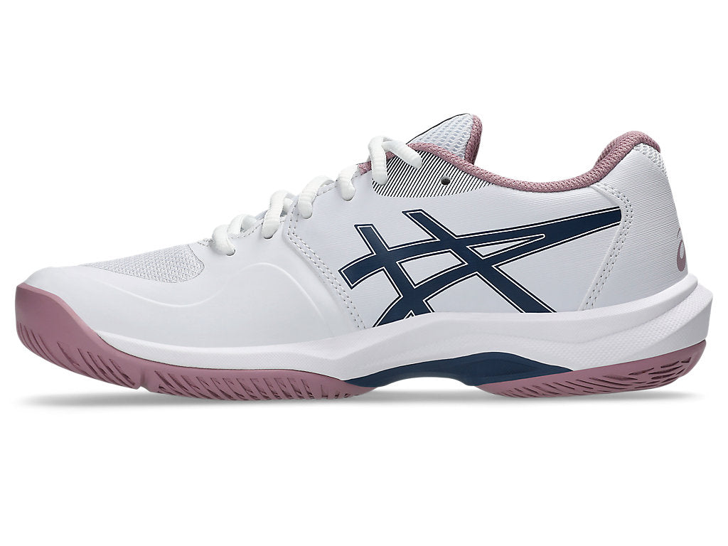 ASICS WOMEN'S GEL GAME FF WHITE/BLUE NETBALL SHOES
