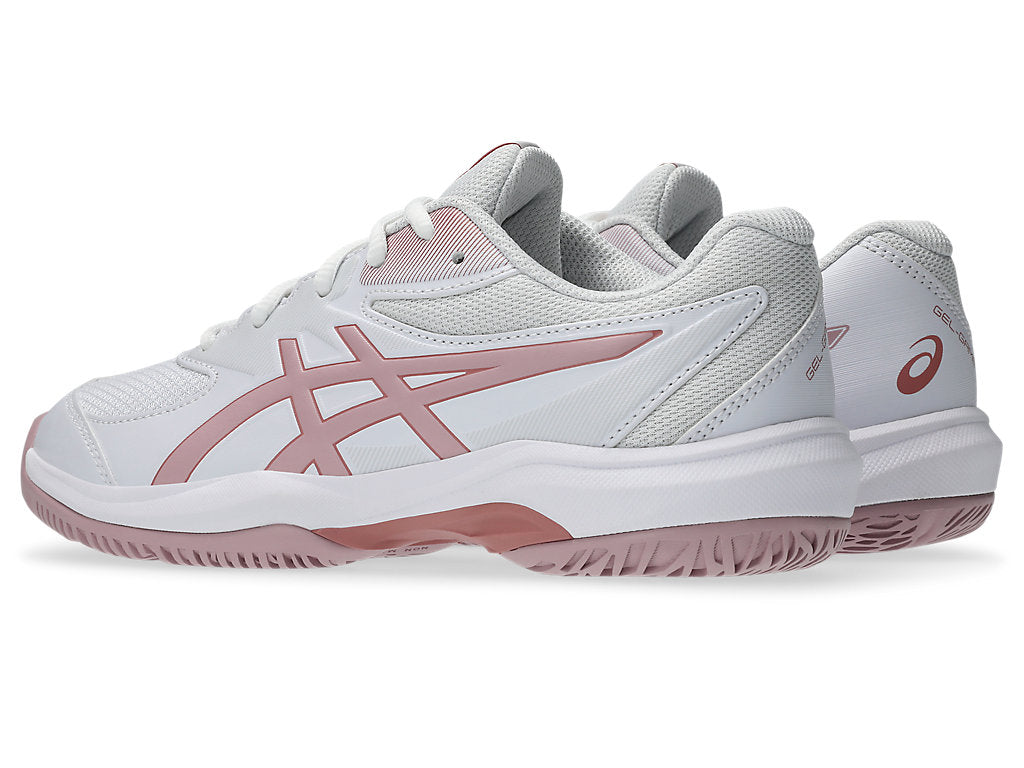 Asics Kid's Gel Game Gs White/Morganite Netball Shoes