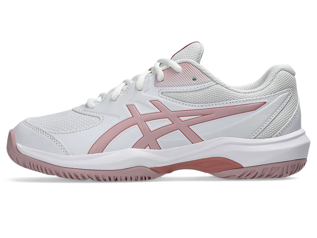 Asics Kid's Gel Game Gs White/Morganite Netball Shoes