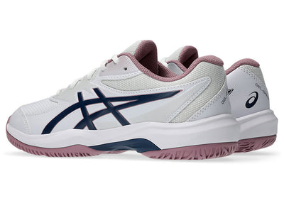 ASICS KID'S GEL GAME GS WHITE/INDEPENDENCE BLUE NETBALL SHOES