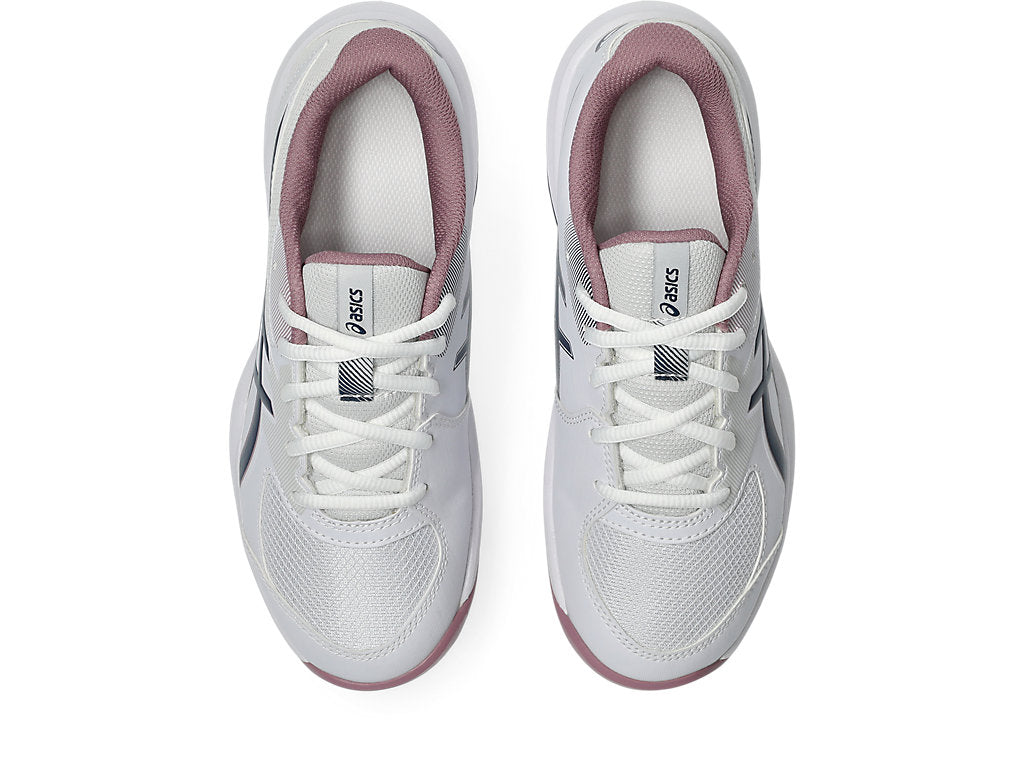 ASICS KID'S GEL GAME GS WHITE/INDEPENDENCE BLUE NETBALL SHOES