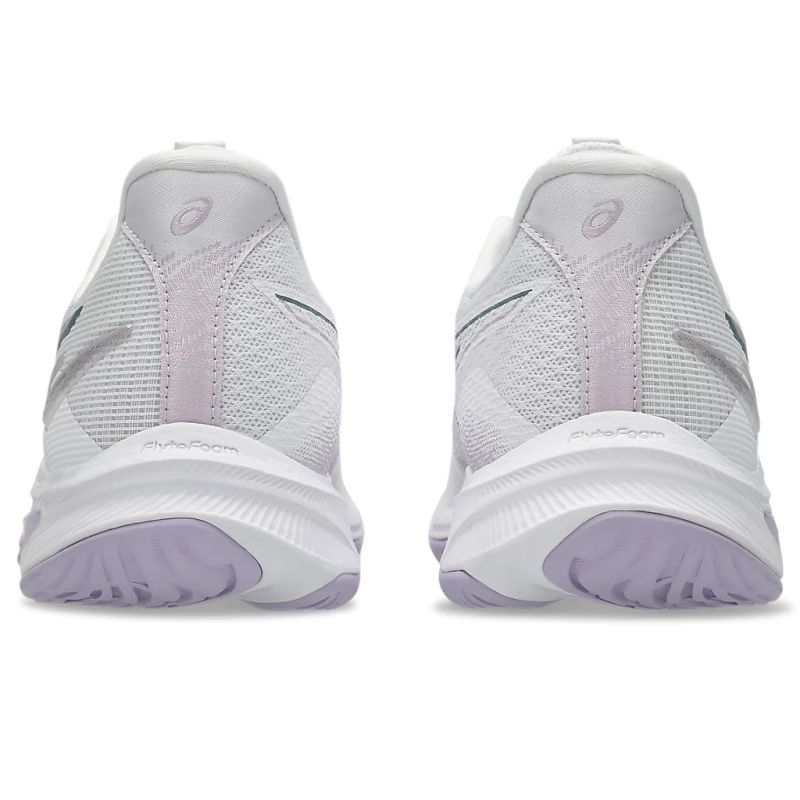 ASICS WOMEN'S NETBURNER BALLISTIC FF 4 WHITE/DAHLIA NETBALL SHOES