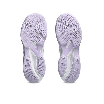 ASICS WOMEN'S NETBURNER BALLISTIC FF 4 WHITE/DAHLIA NETBALL SHOES