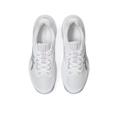 ASICS WOMEN'S NETBURNER BALLISTIC FF 4 WHITE/DAHLIA NETBALL SHOES