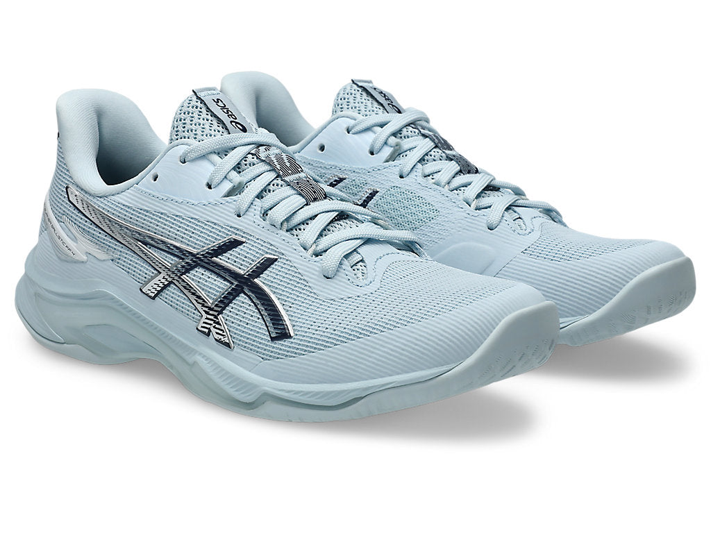 Asics Women's Netburner Ballistic Ff 4 Sky/Silver Netball Shoes