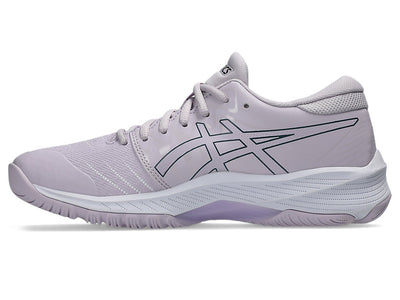 ASICS WOMEN'S GEL NETBURNER 21 DAHLIA/WHITE NETBALL SHOES (WIDTH D)