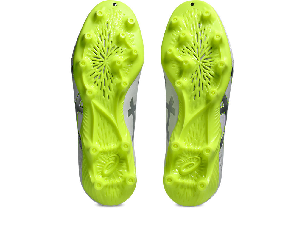 Asics Men's Lethal Flash It 3 White/Silver/Yellow Football Boots