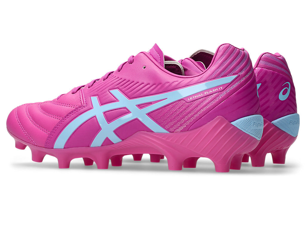 ASICS MEN'S LETHAL FLASH IT 3 SAKURA/SKY FOOTBALL BOOTS