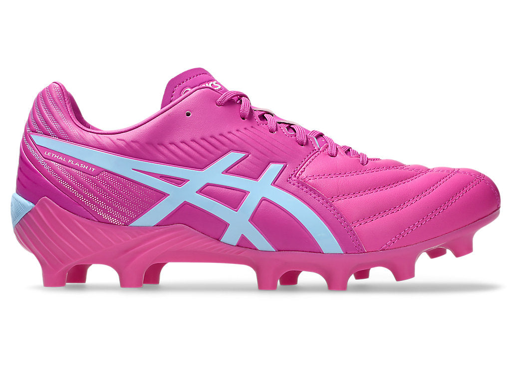 ASICS MEN'S LETHAL FLASH IT 3 SAKURA/SKY FOOTBALL BOOTS
