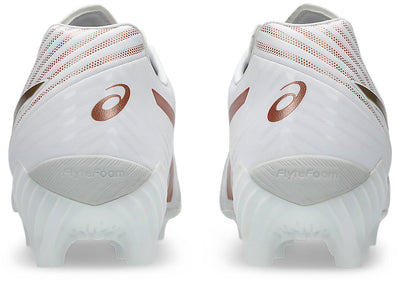 ASICS WOMEN'S LETHAL FLASH 3 WHITE/ROSE FOOTBALL BOOTS