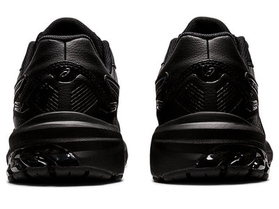 Asics Men's Gt 1000 Leather 2 Triple Black Running Shoes (Width 2e Wide)