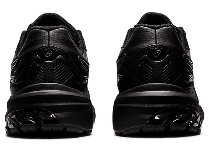 Asics Men's Gt 1000 Leather 2 Triple Black Running Shoes (Width 2e Wide)