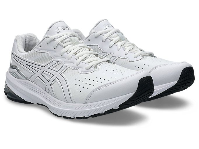 Asics Men's Gt 1000 Leather 2 White Running Shoes (Width 2e Wide)