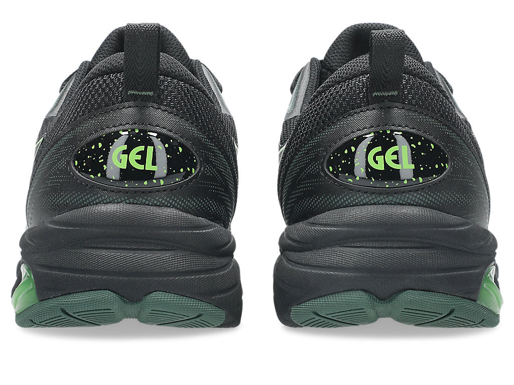 ASICS UNISEX GEL QUANTUM KEI BLACK/GREEN TRAINING SHOES