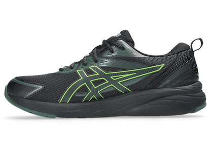 ASICS UNISEX GEL QUANTUM KEI BLACK/GREEN TRAINING SHOES