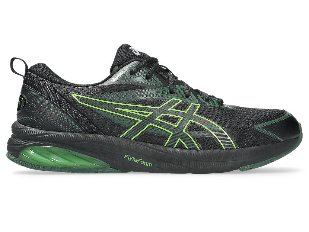 ASICS UNISEX GEL QUANTUM KEI BLACK/GREEN TRAINING SHOES