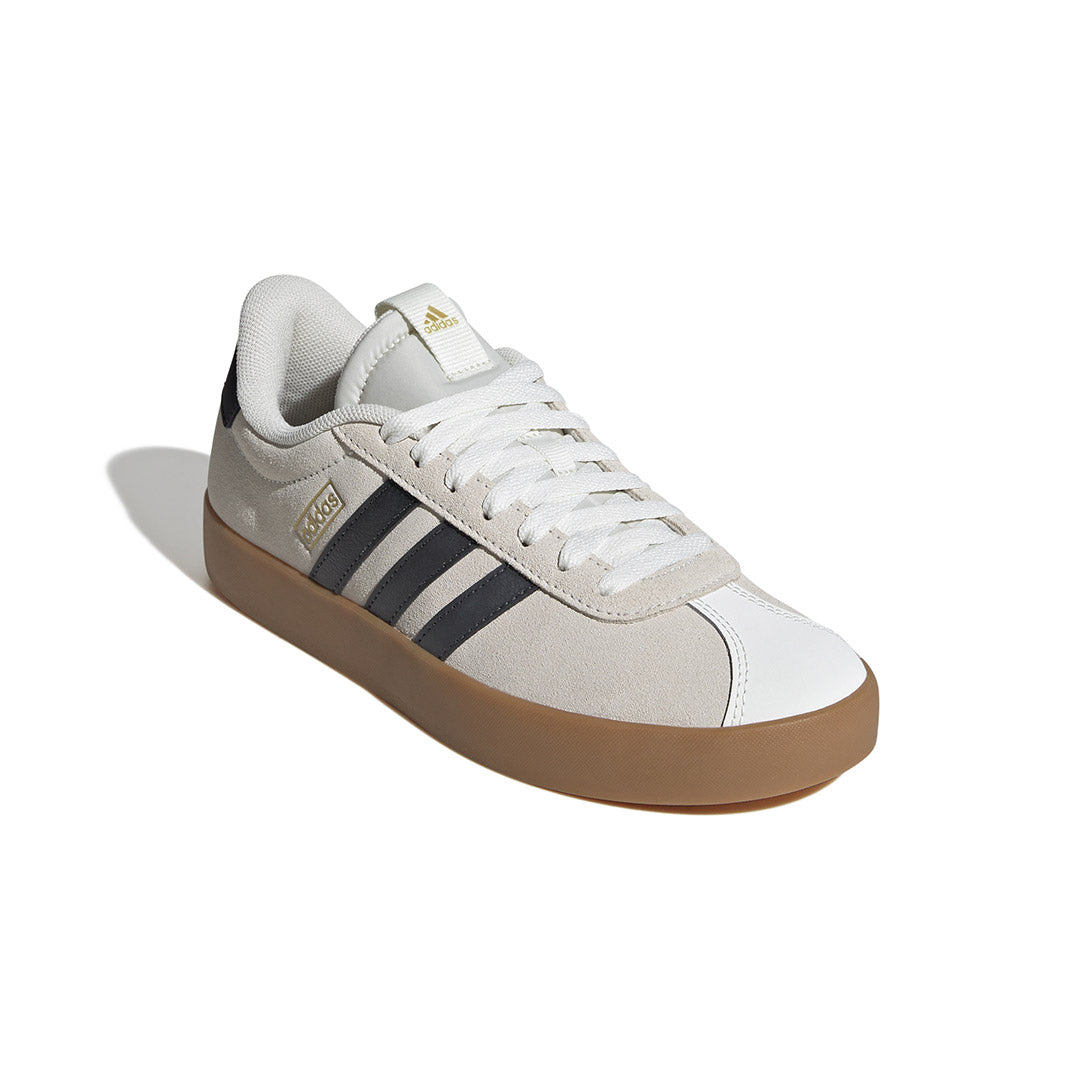 Adidas Women's Vl Court 3.0 Off White/Black Sneaker Shoes