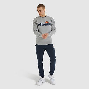 Ellesse Men's Succiso Grey Marle Crew Sweatshirt