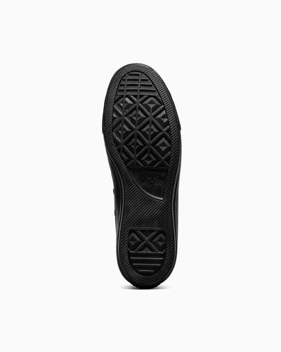 Converse Kids Chuck Taylor All Star Low Top Triple Black Leather Shoe