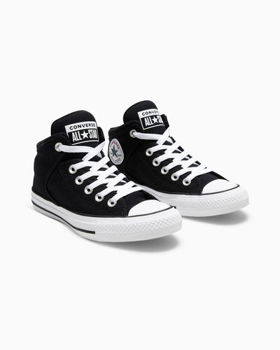 Converse Unisex High Street Mid Black Sneaker Shoe