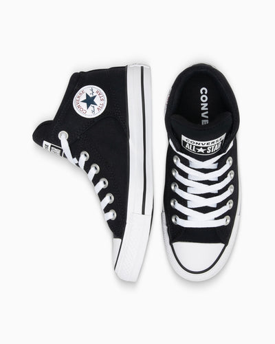 Converse Unisex High Street Mid Black Sneaker Shoe