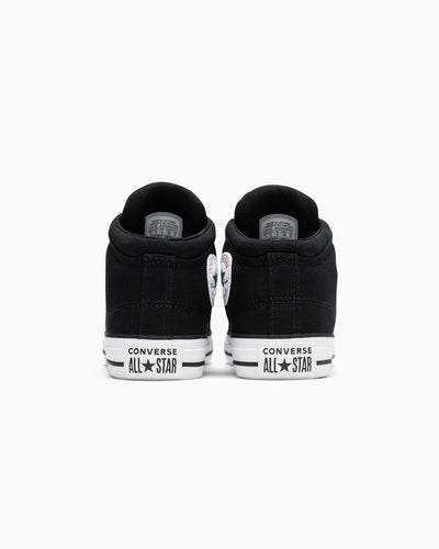 Converse Unisex High Street Mid Black Sneaker Shoe