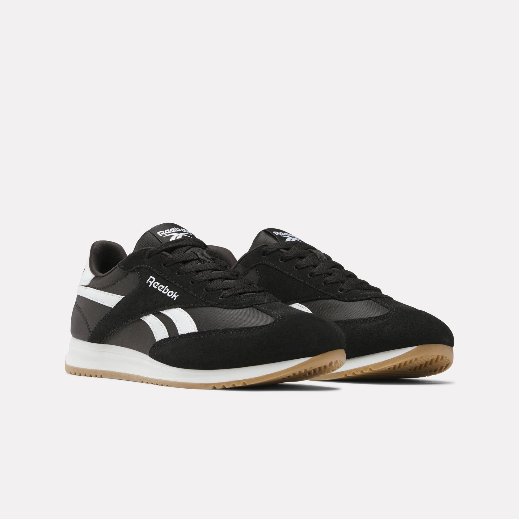 REEBOK MEN'S WORLD 70 BLACK/WHITE SNEAKER SHOES