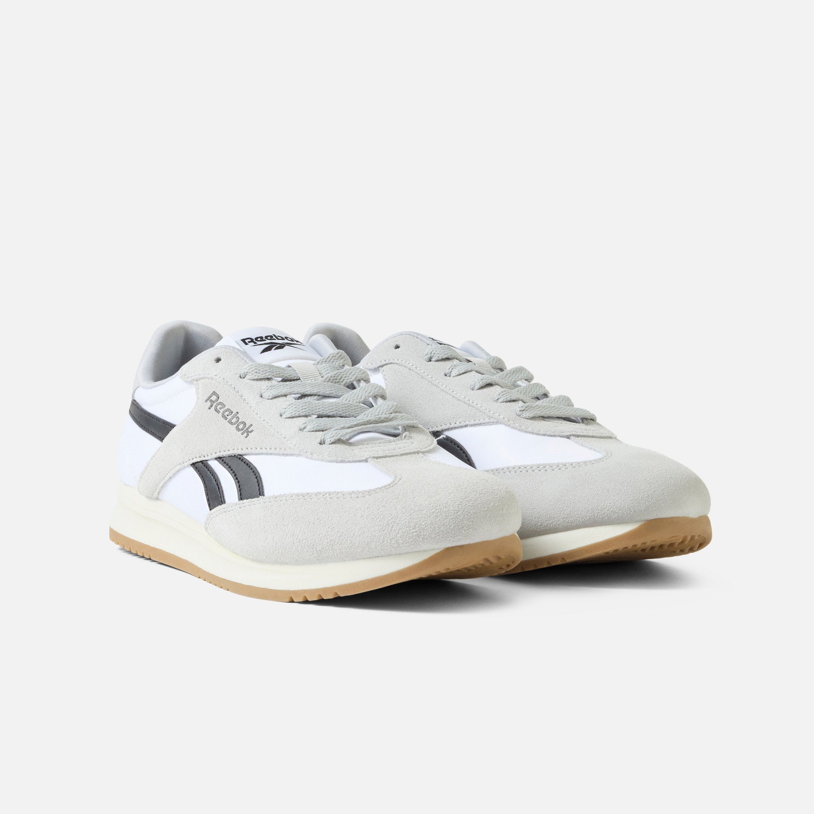 REEBOK MEN'S WORLD 70 WHITE/GREY/BLACK SNEAKER SHOES