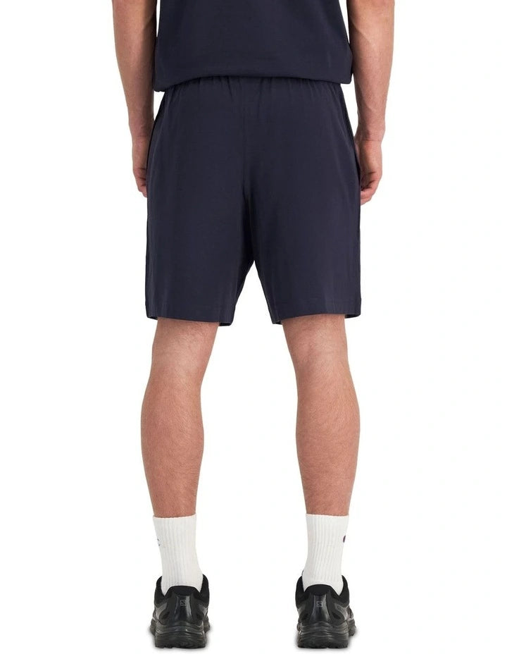 CHAMPION MEN S SCRIPT TONAL NAVY SHORTS INSPORT