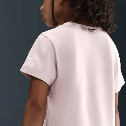 Nike Kid's Essentials Graphic Ringlet Pink Tee