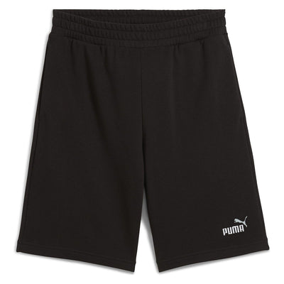 PUMA MEN'S ESSENTIALS 2 COLOUR NO. 1 LOGO BLACK SHORTS
